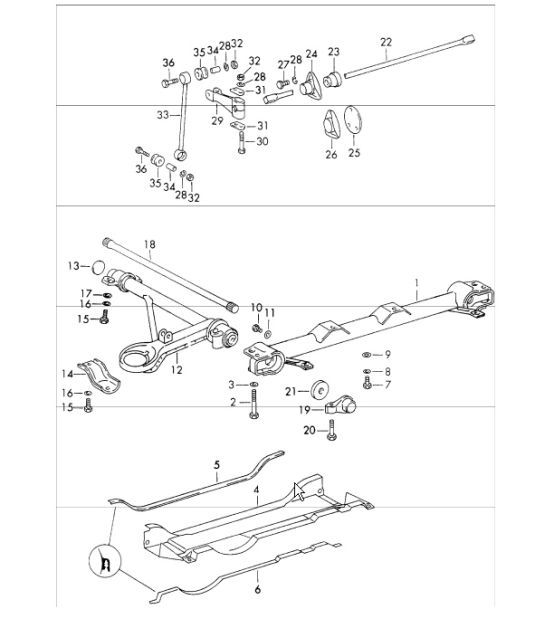 Diagram 401-10 Porsche Cayenne (9YA) (2018>> 