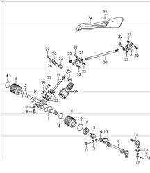 steering gear, steering linkage 911 1969