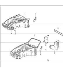 body front section 911 1965-69