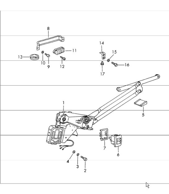 power windows electric 911 1965-69
