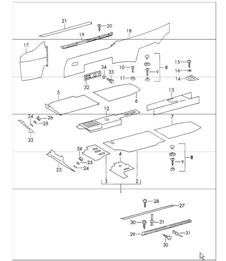interior equipment centre 911 1965-69