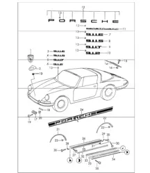 accesorios decorativos 911 1969