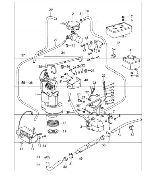 Diagram 813-20 Porsche Cayman 2.7L 987C 2006-08 Karosserie