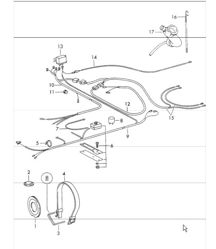 air conditioner, electrical components, accessories 911 E/S/T 1969 onwards