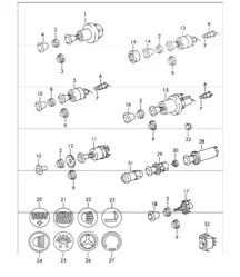 switch dashboard trim 911 1965-69