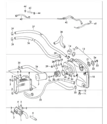lubrificazione motore 911 DAL 1973 IN POI