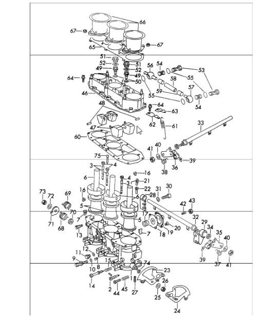 Diagram 107-10 Porsche Cayman 2.7L 987C 2006-08 Motor
