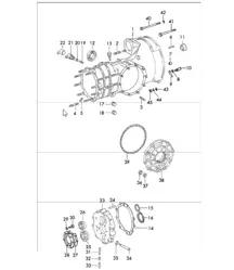 Carter de transmission de remplacement moulé sous pression pour 911 jusqu'à 1971