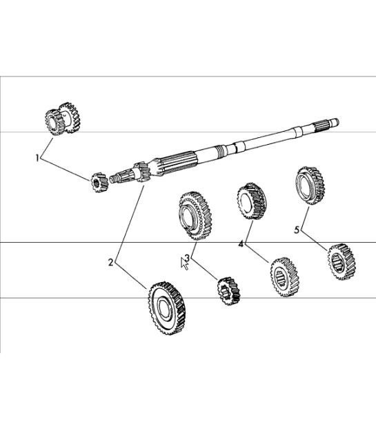 Diagram 303-30 Porsche Cayman S 3.4L 987C 2005-08 Transmission