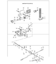 Pedals for Left-Hand Drive cars 911 1970-73 SPM