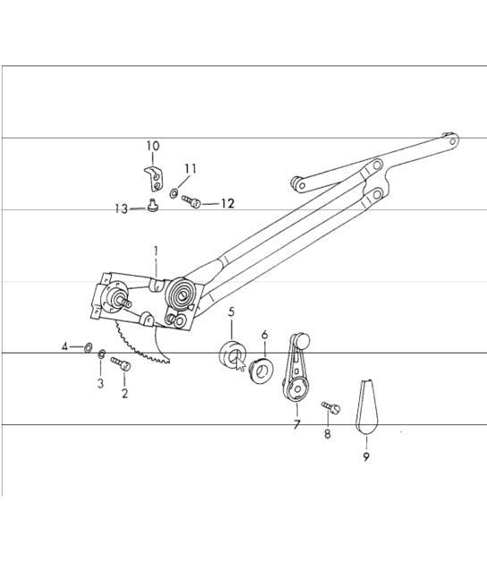 Power windows mechanical 911 1970-73