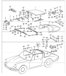 Roof 911 1970-73 TARGA