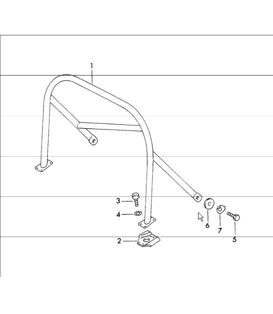 Roll bar 911 1970-73