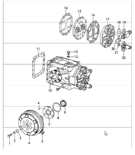 Diagram 813-55 Porsche Boxster 986/987/981 (1997-2016) Body