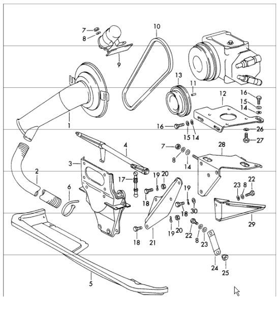 Diagram 813-60 Porsche Cayman 987C/981C (2005-2016) Karosserie