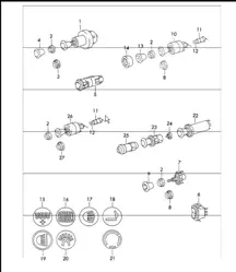 Switch dashboard trim 911 1970-73