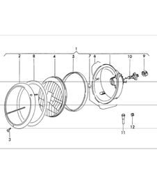 headlamp H 4 for 911 1972 onwards