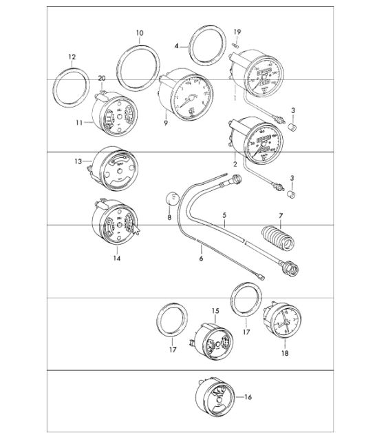 Instruments 911 1970-73
