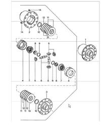 Limited-slip differential 911 1974-77