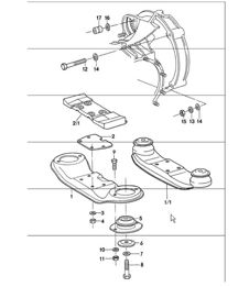 Transmission Suspension 911 1974-77