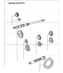 Gear wheel sets 911 1974-77