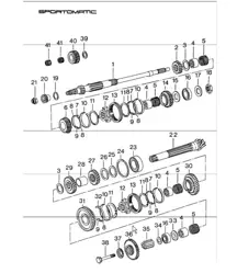 Gears and shafts 911 1974-77 SPM