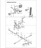Hand Lever System, Pedal Cluster  911 & 912 (1965-1989)