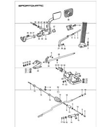 Pedals for Right-hand Drive Cars 911 1974-77 SPM