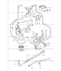 Heating lines accessories - WEBASTO - 911 UPTO 1976