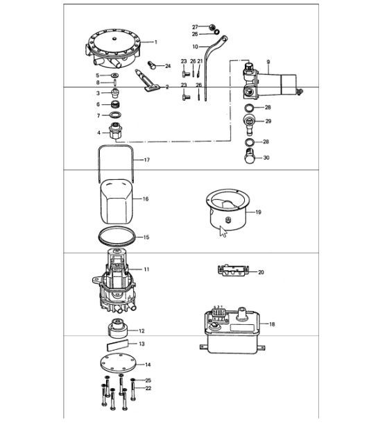 Diagram 813-25 Porsche 911 & 912 (1965-1989) Body