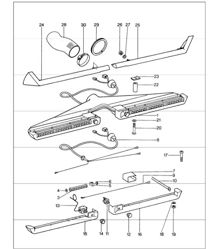 Air conditioner, nozzle, accessories 911 UPTO 1976