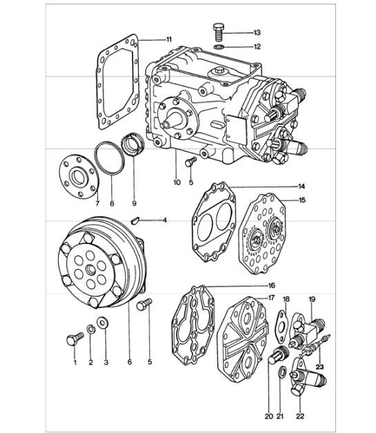 Diagram 813-40 Porsche Cayenne 9PA1 (957) 2007-2010 Body