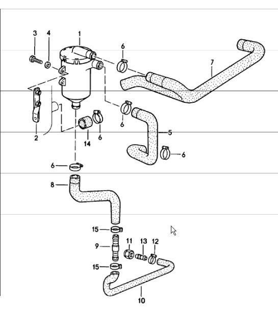separatore olio TURBO 930.60/66 DAL 1980 IN POI