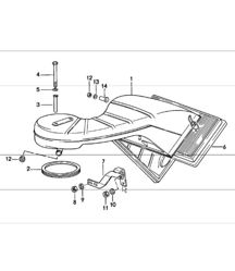 luchtfilter 911 TURBO 1978-83