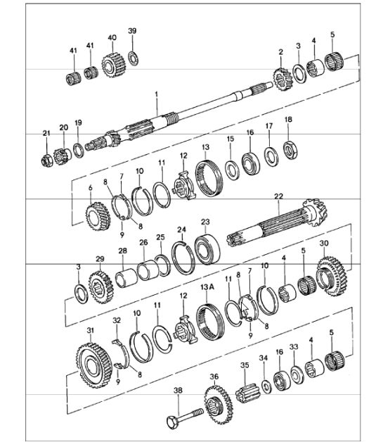 ingranaggi e alberi SPM - G 925/16 - 911 1978-83