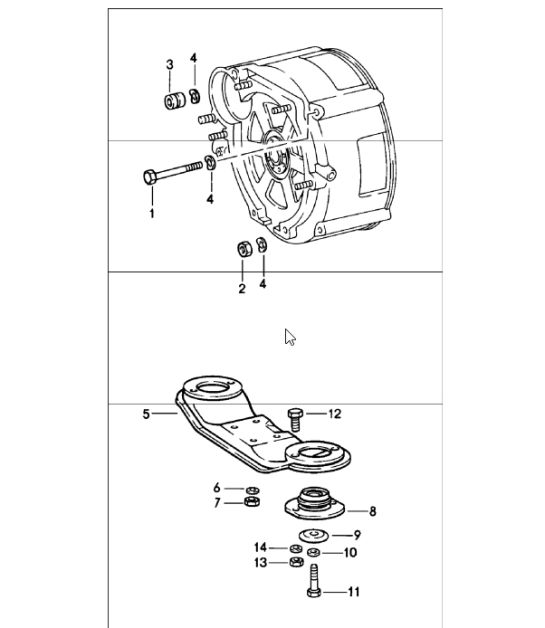 transmissieophanging SPM - G 925/16 - 911 1978-83
