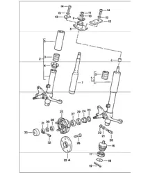 Stoßdämpferstrebe 911 1978-83