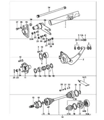essieu arrière 911 1978-83