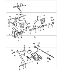 Pedals for Right Hand Drive Cars 911 1978-83