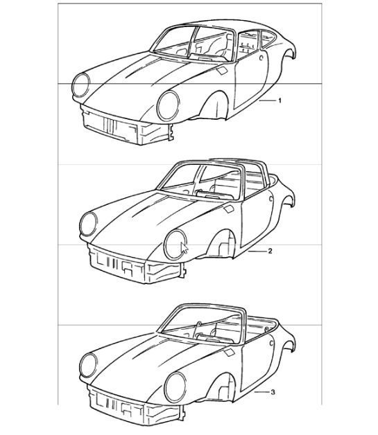 Diagram 801-00 Porsche 911 1984-1986 3.2L Body