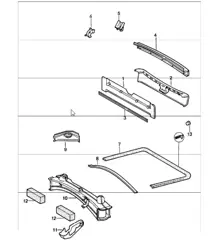 telaio posteriore 911 1978-83