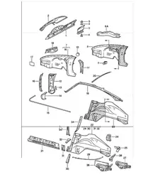 binnenbekleding 911 1978-83