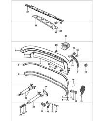 Achterbumper 911 1978-83