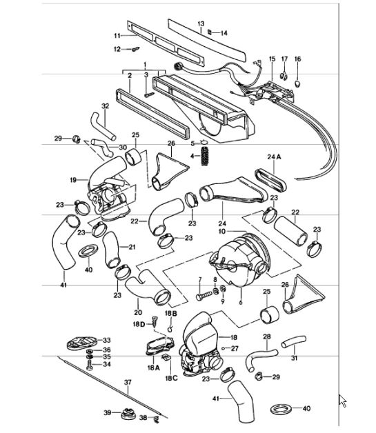 sistema de ventilación calefacción - 1 - 911 1978-83