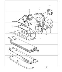 ventola anteriore 911 1978-83 M573 AUTO CON GUIDA A DESTRA