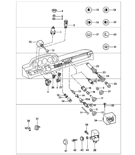 switch, relay 911 1978-83