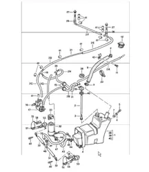 Scheibenwaschanlage, Scheinwerferwaschanlage 911 1978-79