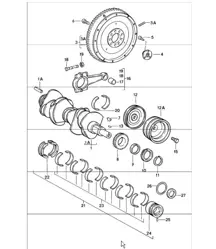 Kurbelwelle 911 1984-86