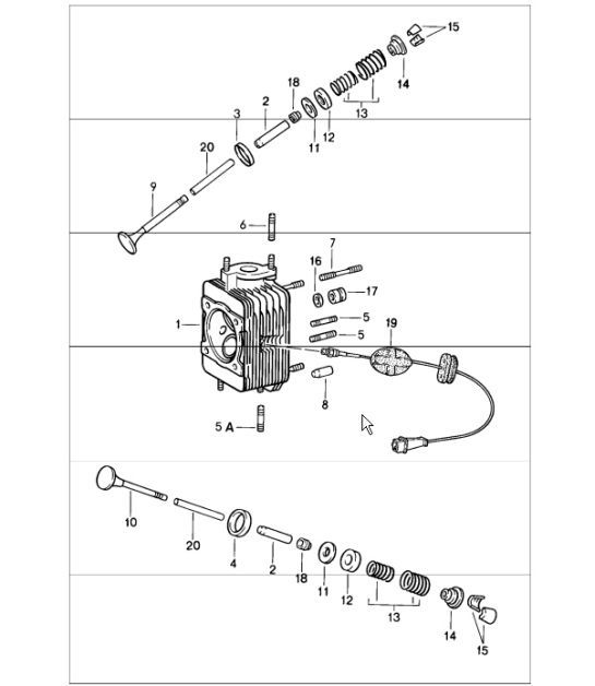 Diagram 103-00 Porsche 9YA.2 Cayenne Turbo E-Hybrid Coupe V8 4.0L 739Hp 2023年>> 
