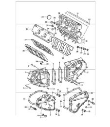 Carter d'arbre à cames carter de chaîne 911 1984-86